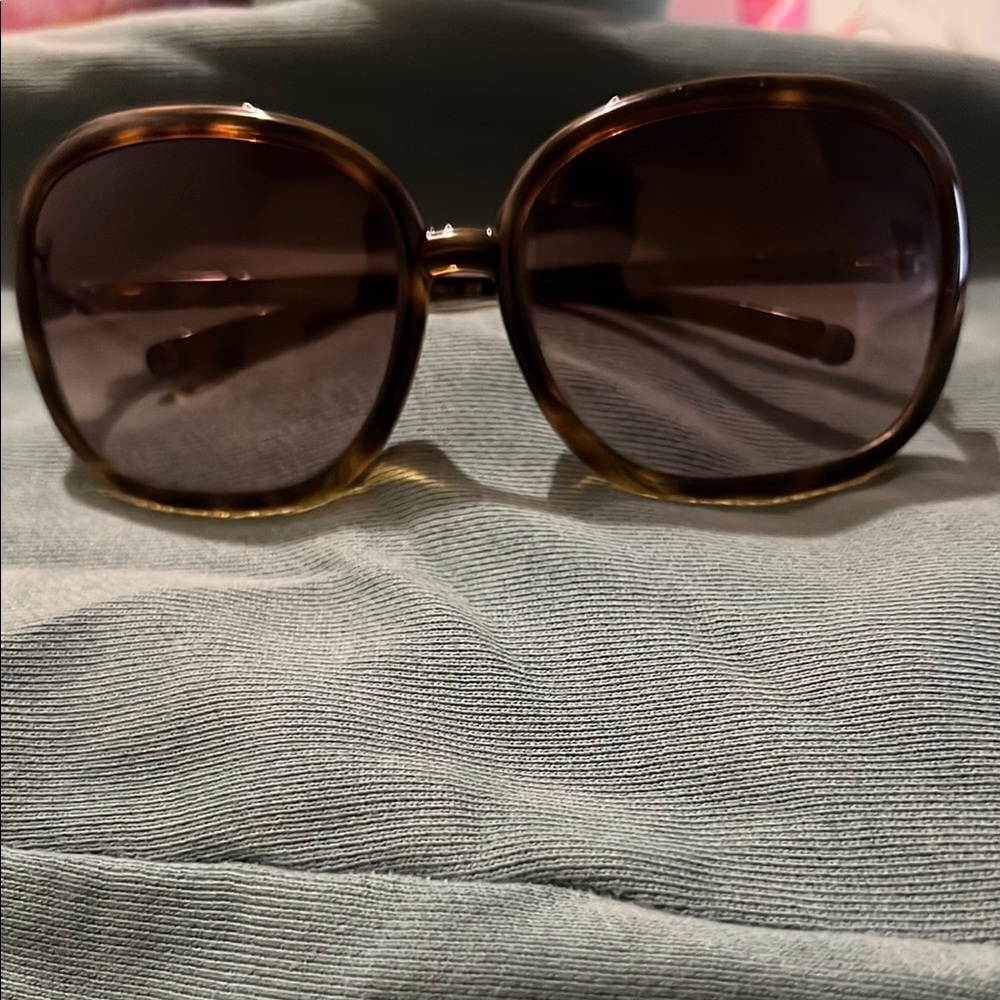 Burberry Brown Oversized Sunglasses Classic Design